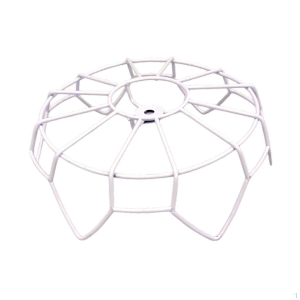 Ceiling Light Shade with Iron Cage Design for Halls and Cafes