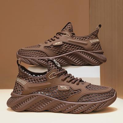 Mode Herren-Sneaker Leichte Laufschuhe Sommer Mesh Marken-Sneaker Atmungsaktiver Freizeitschuh Bequeme Herren-Tennis