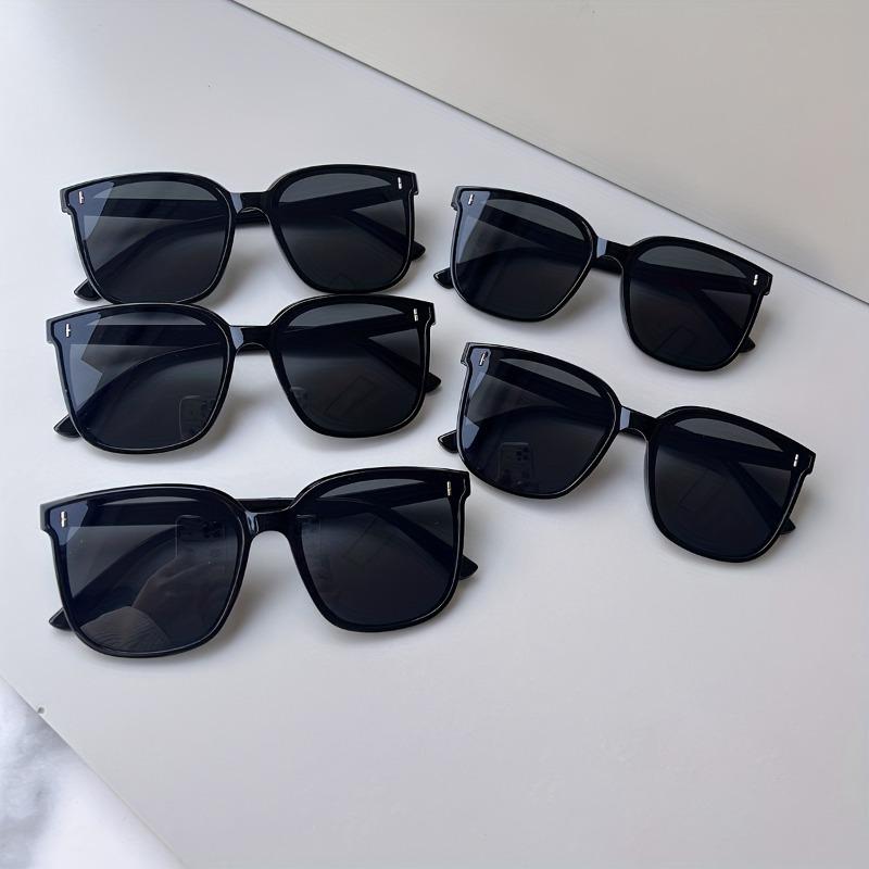 New Korean-Style Fashionable Oversized Black Glasses  Perfect for Those with a Larger Face Ideal for Driving And Outings