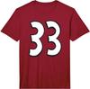 Hey Arnold Gerald Costume Performance Tee - Number 33 Halloween Shirt