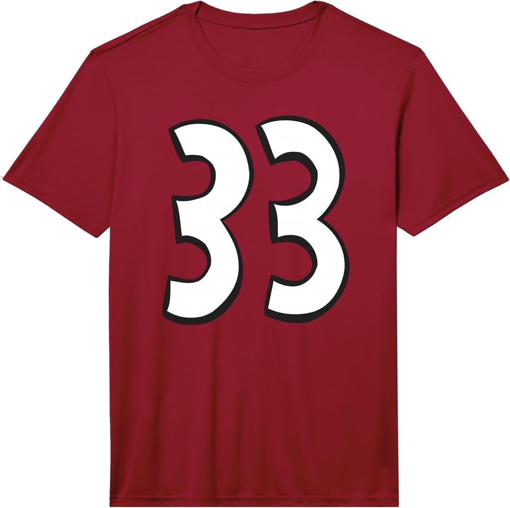Hey Arnold Gerald Costume Performance Tee - Number 33 Halloween Shirt