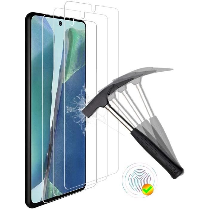 Verre trempé PROSHOP pour Samsung Note 20 (6.7”) - Lot de 3 - Résistance 9H - Anti-Rayures