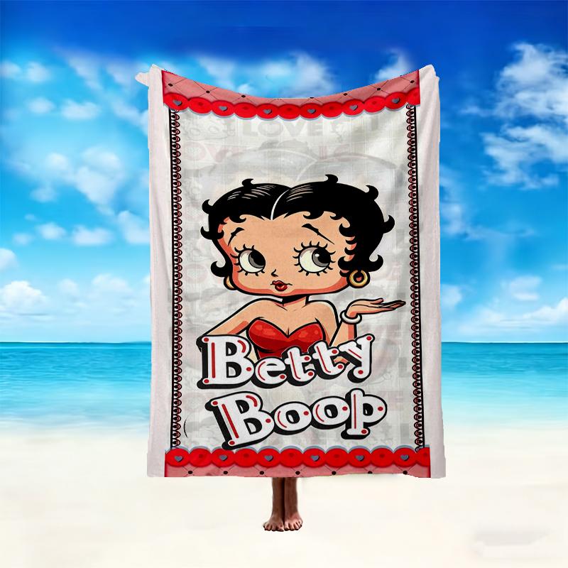 1pc Betty Boop Blanket, Cozy Printed Throw Blanket, A Heartfelt Gift for Your Family and Friends