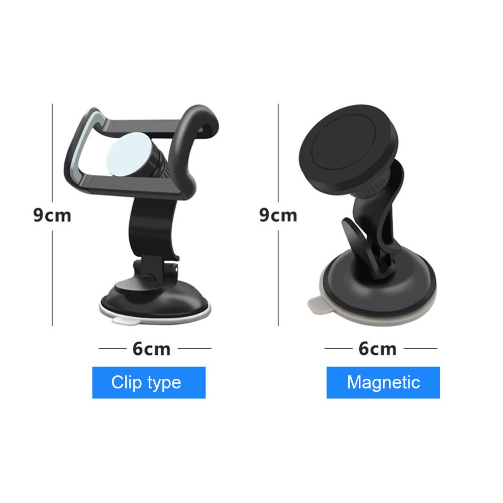 Car Suction Cup Mobile Phone Holder Car Universal Magnet Bracket Multifunctional Navigation Magnetic Suction Cup Bracket