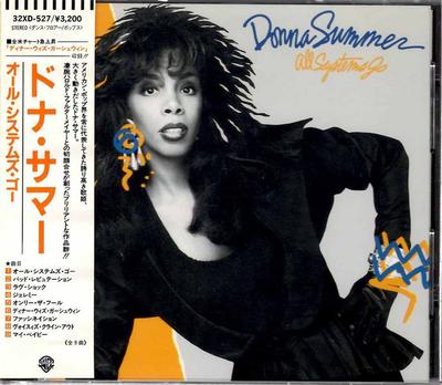 CD DONNA SUMMER  All Systems Go 32XD527 WARNER MUSIC 1987 Japan SoulFunk Used
