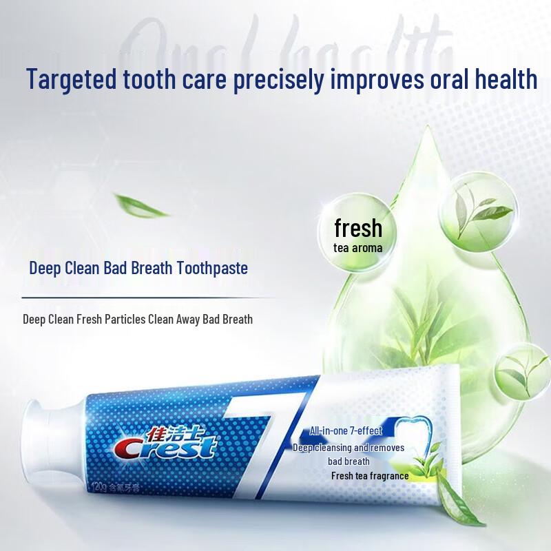 Crest All-in-One 7-Effect Tea Scent Deep Clean Toothpaste