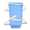 Trapezoidal Position Pad with Straps Blue Grooved Multifunctional Comfortable Portable Joint Lower Limb Leg Support Position Pad for Home