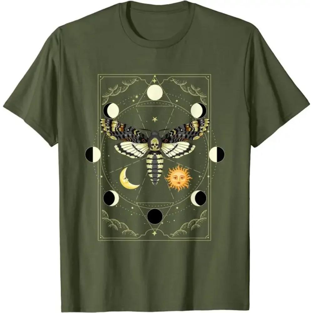 Goth Moth Tarot Card Moth T-Shirt