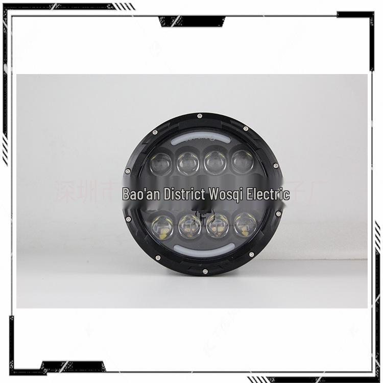 78W LED 7-Inch Headlight for Jeep Wrangler & Harley Davidson Street Glide