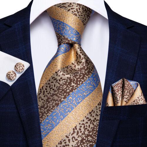 280 Styles Silk Mens Tie Pocket Square Hankerchief Cufflinks Wedding Set Prom