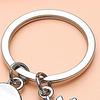 Cool Keychain For Men Snowboarder Key Chain Snowboard Snowflake Pendant Keyring Metal Keyring Snowboard Gift Winter Athletics