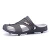 2024 Summer Men Slippers Clogs Slip-On Garden Shoes Breathable Man Sandals Plus Size Male Beach Shoes Flip Flops Quick Dry