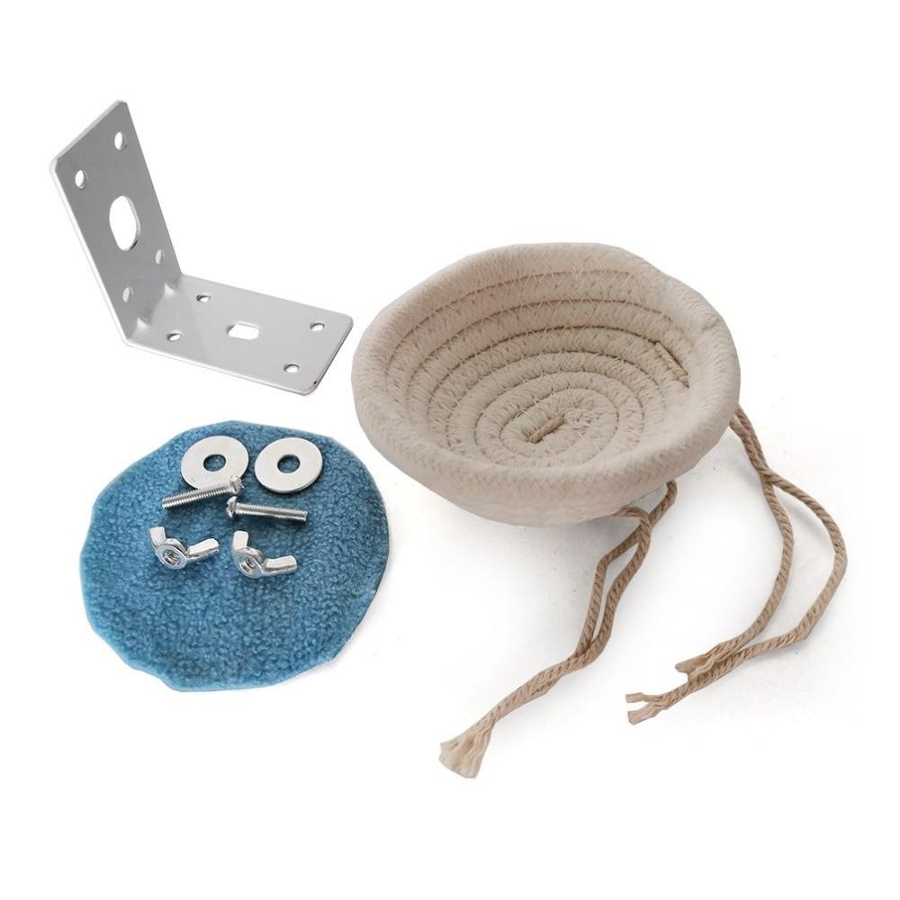 Bird House Wall Mounted Bird Cage Nest Cotton Rope Weave Bite Resistant Hanging Hammock Handmade Parrot Sleeping Bed Hatching
