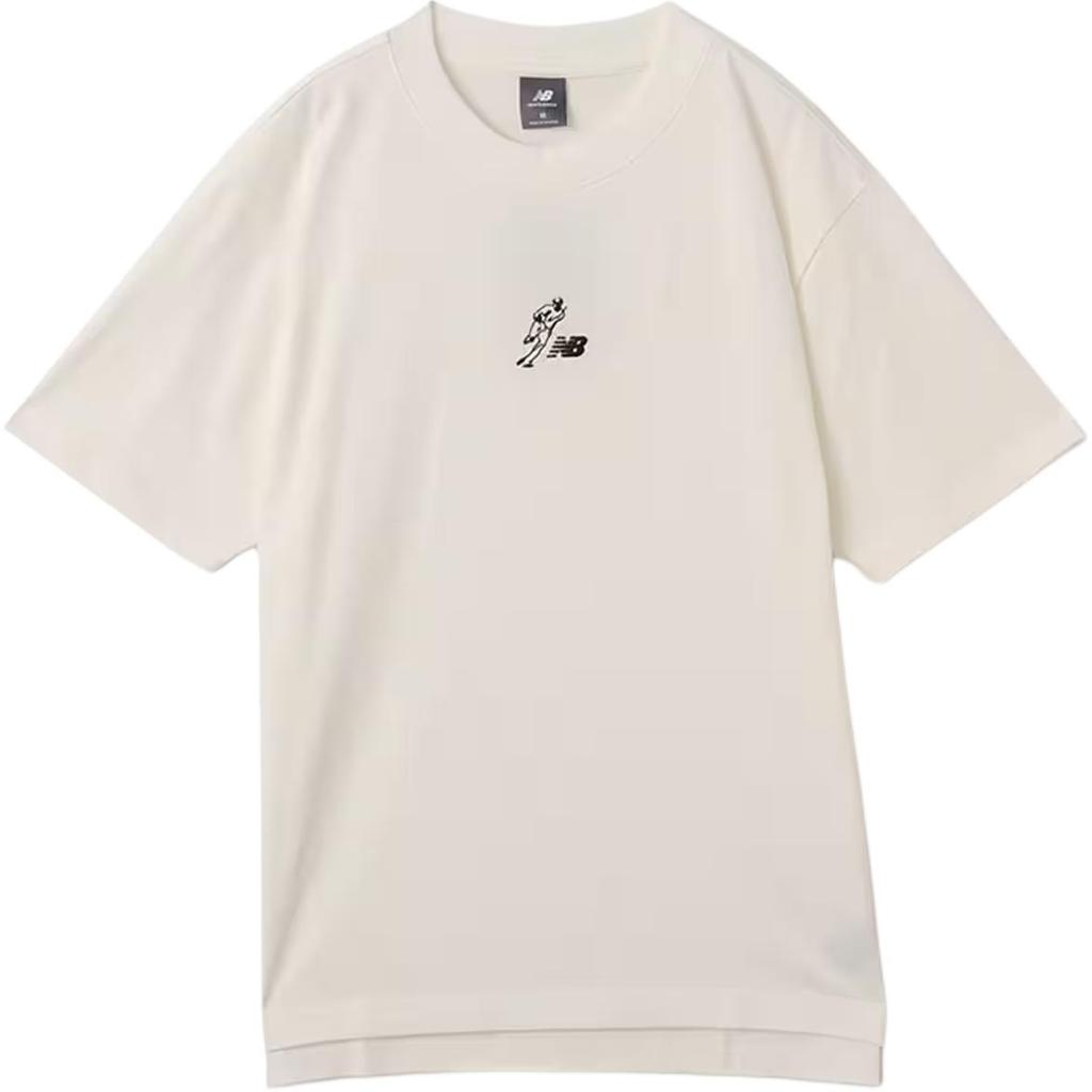 New Balance SS25 Baseball Crew Neck T Shirt Unisex White MT43739-SST