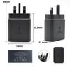 45W Fast Charger for Samsung S24 - Compatible with EU, US, and UK Standards