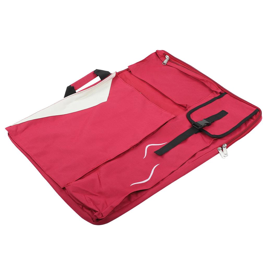 Painting Backpack Sketch Drawing Board 4k Multifunctional Art Waterproof Canvas BagRed