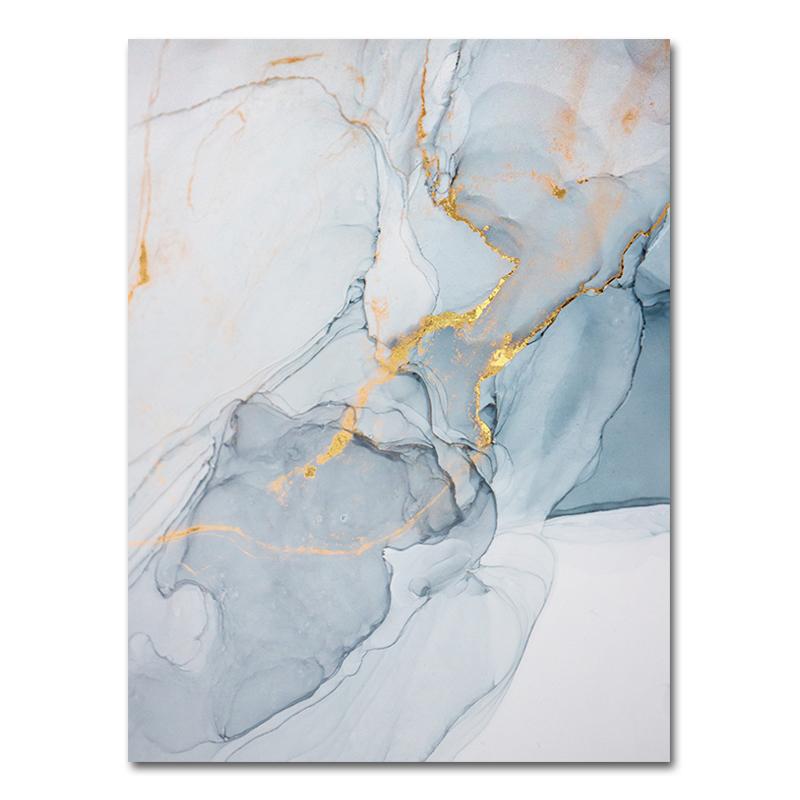 ASTRDECOR Poster Marmor abstrakte Leinwand Malerei Alkohol Tinte Poster und Drucke Wandbilder geometrische Druck Wohnzimmer Dekor