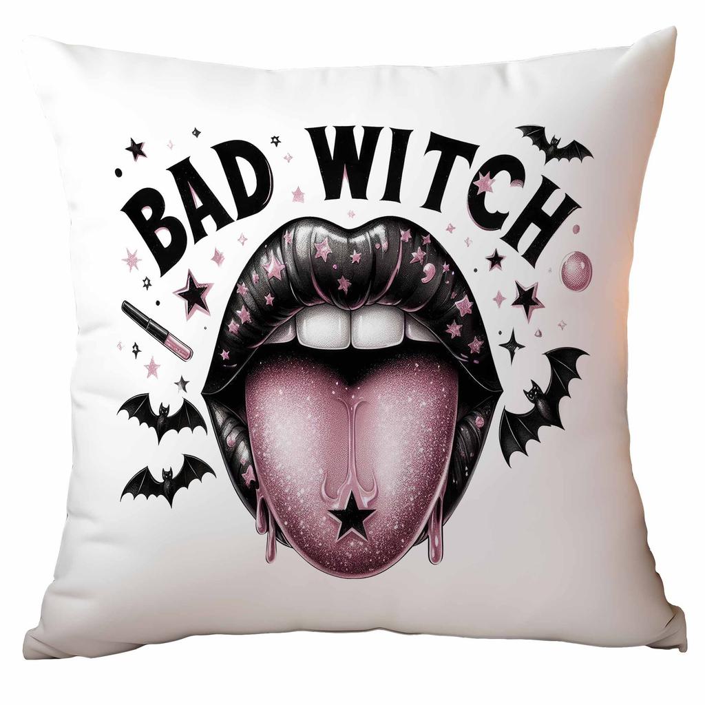 New Black Pink Halloween Pillowcase Home Holiday Decorative Cushion Pillowcase