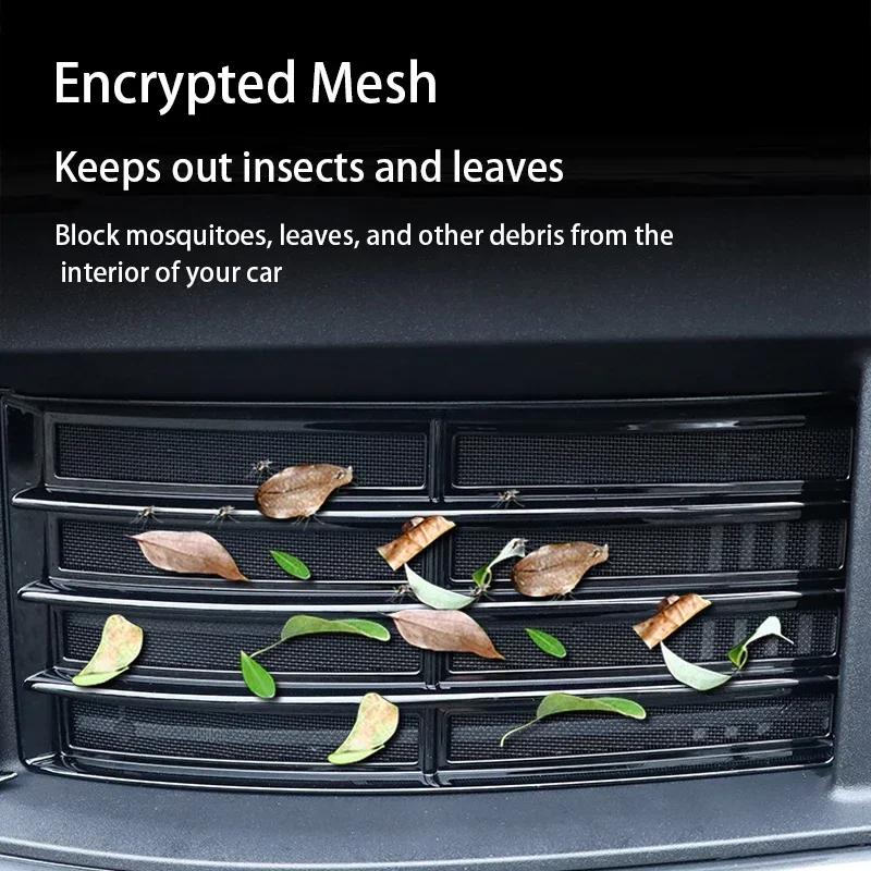 For Li Lixiang L7 L8 L9 2022-2024 Car Styling Front Grille Insect Proof Net Dust Protection Cover Auto Modification Accessories