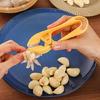 Ergonomic Stainless Steel Garlic Peelers Kitchen Utensils With Rusts Proof Design For Quick Simple Vegetable Peeling