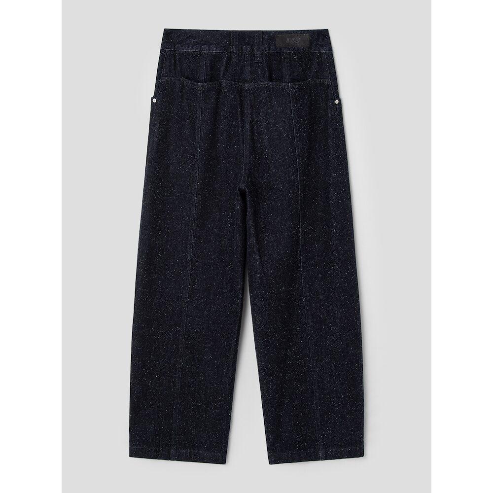 Anggae Nep Wide Denim Navy