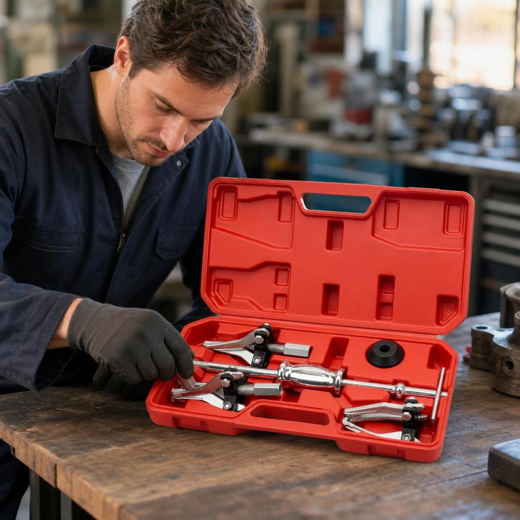 Three-Jaw Slide Hammer Puller Heavy-Duty Tool Multi-Purpose for Mechanics