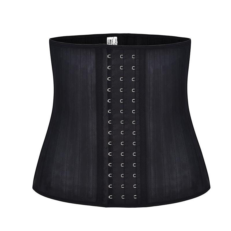 Smooth Latex Waist Trainer With 25 Steel Bones For Sports