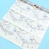 Fashion Clavicle Chain Diamond Stickers Stage Makeup Stickers Temperament Color Butterfly Clavicle Stickers Necklace Stickers