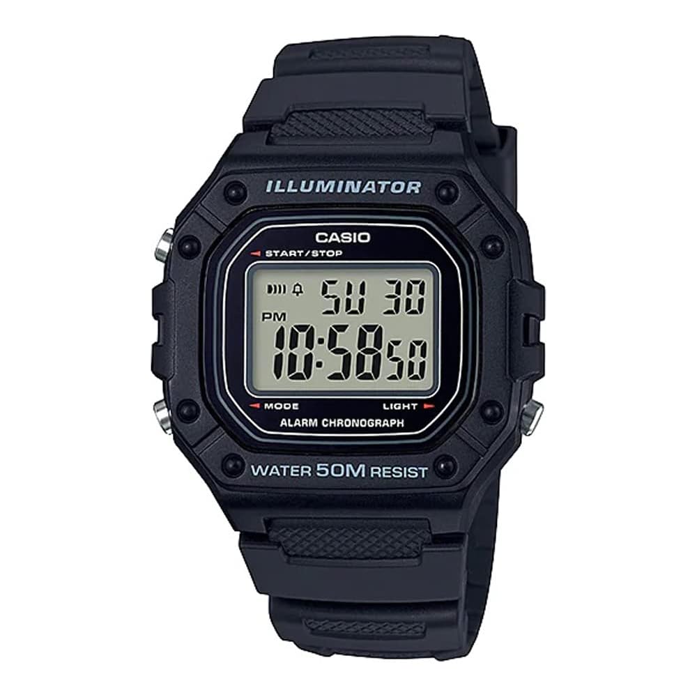 [Casio] CASIO Standard Digital Watch W-218H-1AV Men s & Women s Cheap Casio Black Overseas Model [Parallel Import]