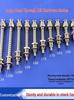 Industrial Vacuum Suction Cup Base - Tianxing Big Head Straight TS Fitting M10 Pneumatic Bracket Suction Nozzle L56