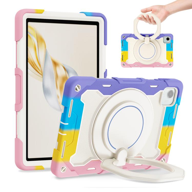 Armor Portable Rotating Ring Holder Silicone Tablet Case