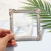 Photo Frame Nordic Style Embossment Handmade Photo Backdrop Resin INS Retro Mini Picture Display Stand Photography Prop