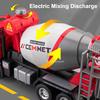 1:24 Mixer Truck Container Car Toy Model Alloy Diecast Doors Opened Sound Light Engineering Vehicle Models Gift for Kids