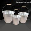 Huahengzhen Galvanized Iron Garden Bucket with Wooden Handle