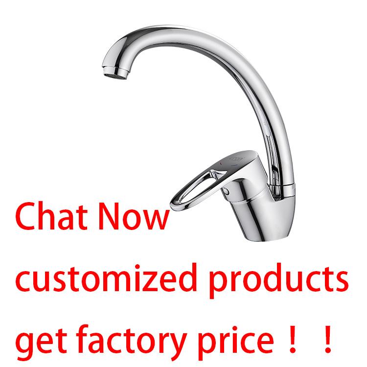 Best Selling Hot and Cold Zinc Alloy Kitchen Basin Faucet Big Bend Mixed Water Wash Faucet