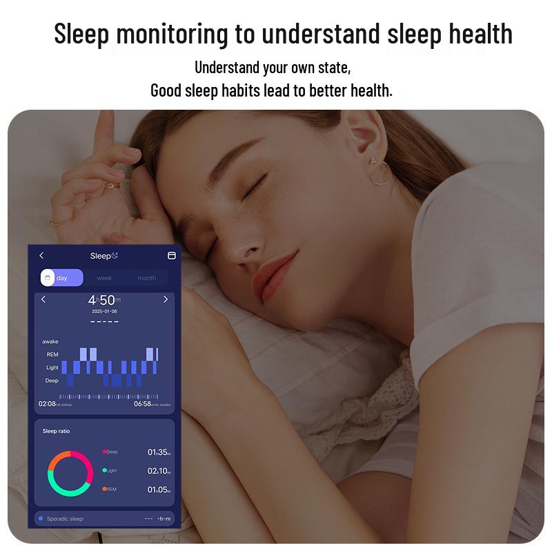 IF-R03 Smart Ring: Waterproof Health Monitor for Heart Rate, Sleep, Emotion & Blood Oxygen via Bluetooth.