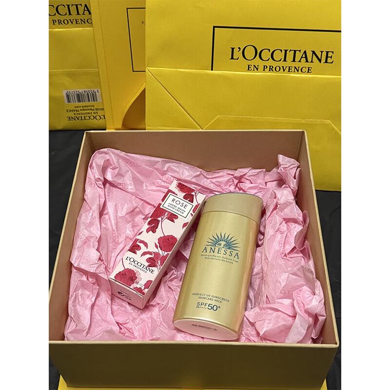 L Occitane Rose Hand Cream  Anessa Sunscreen Gift Set