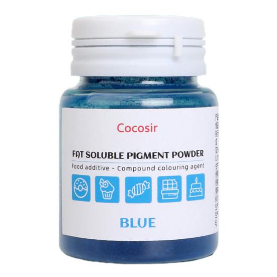 

10g/20g Food Color Powder Food Grade No Odor Oil Solubility High Dissolubility High-concentration Decorate Cake Mousse Cake Baking Color Powder for синий