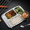 Stainless Steel Divided Meal Tray