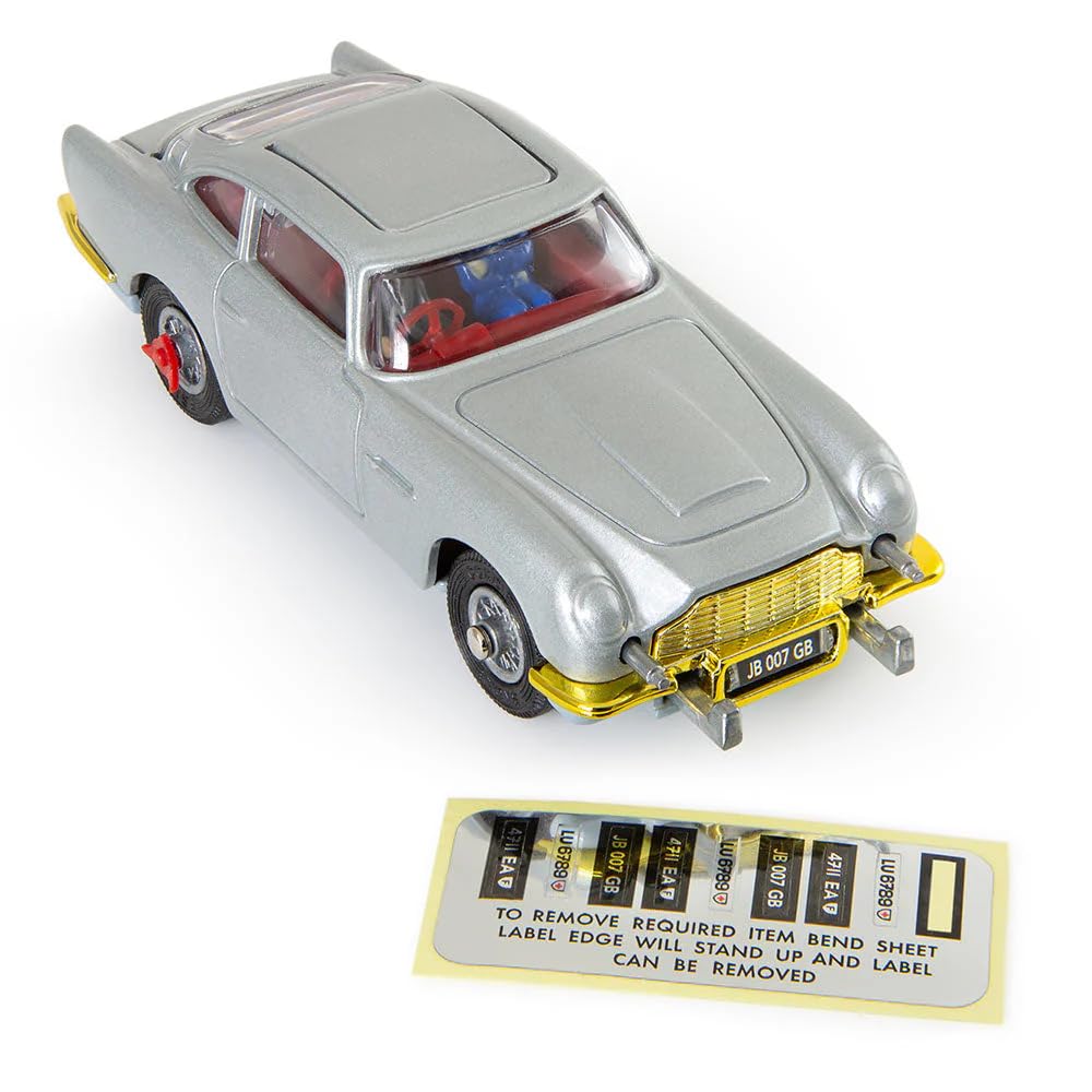 Corgi Aston Martin DB5 Silver Gold Grille Bond Car Corgi Reissue Retro Diecast Car 1/43 0_0_7