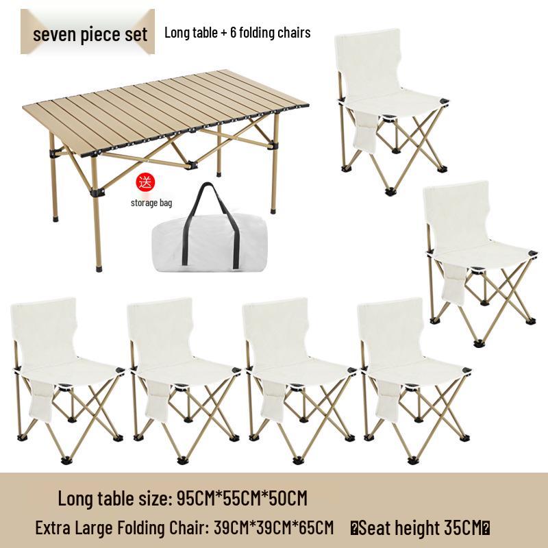 Portable Outdoor Folding Chair with Backrest for Camping and Art Sketching