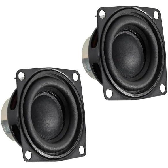 4pcs 2inch 4Ohm 10W Full Range Audio Speaker Stereo Woofer Loudspeaker for Arduino (4pcs)