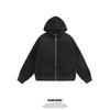 Fashion trend new product short g hooded sleeve zipper showing shoulder width fitness sweater men's