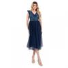 Deluxe Womens/Ladies Sequin A-line Midi Dress