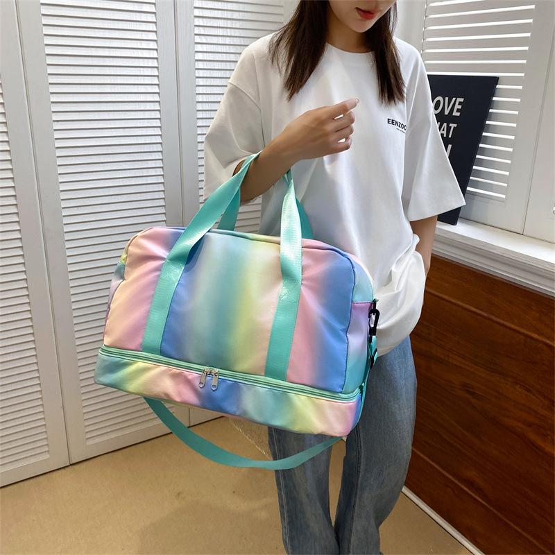 Glossy Women's Fitness Sports Bag - 2026 Yoga Crossbody & Handheld Travel Bag, Stylish & Simple Design