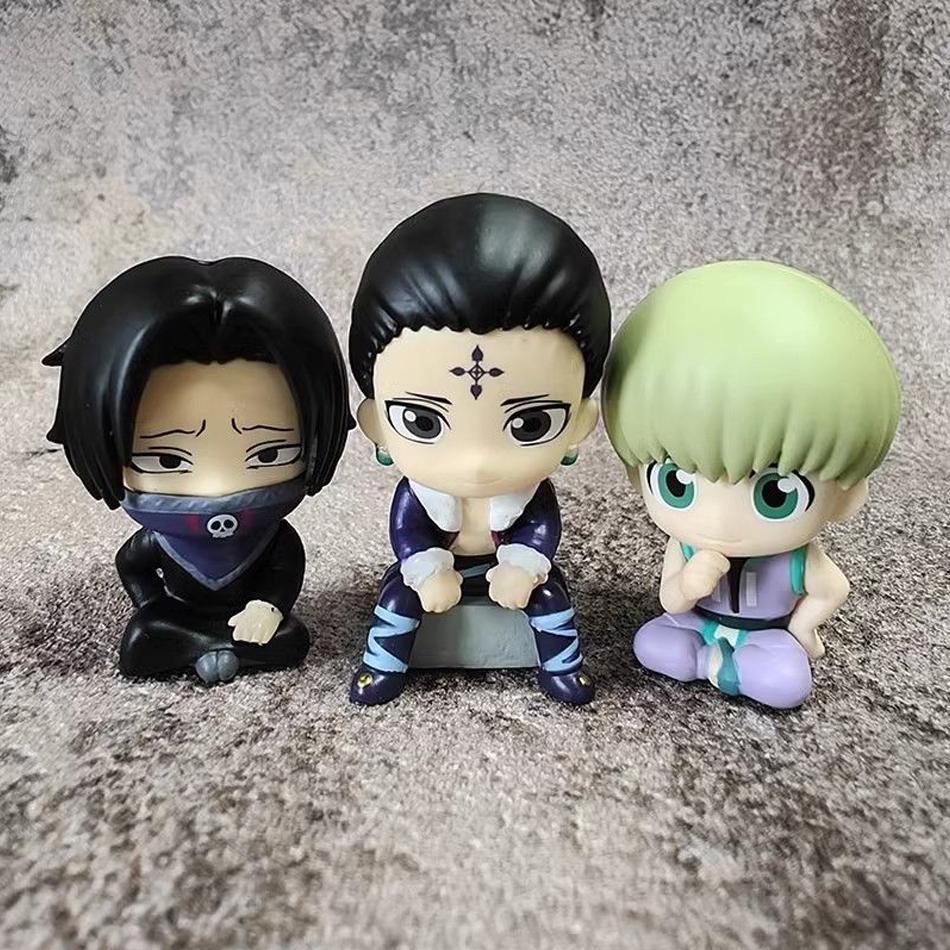 4-8pcs/set Aixlan GON FREECSS Figure  Q Version HUNTER X HUNTER Action Figure In PVC Amine Christmas Gift Collectable Statue