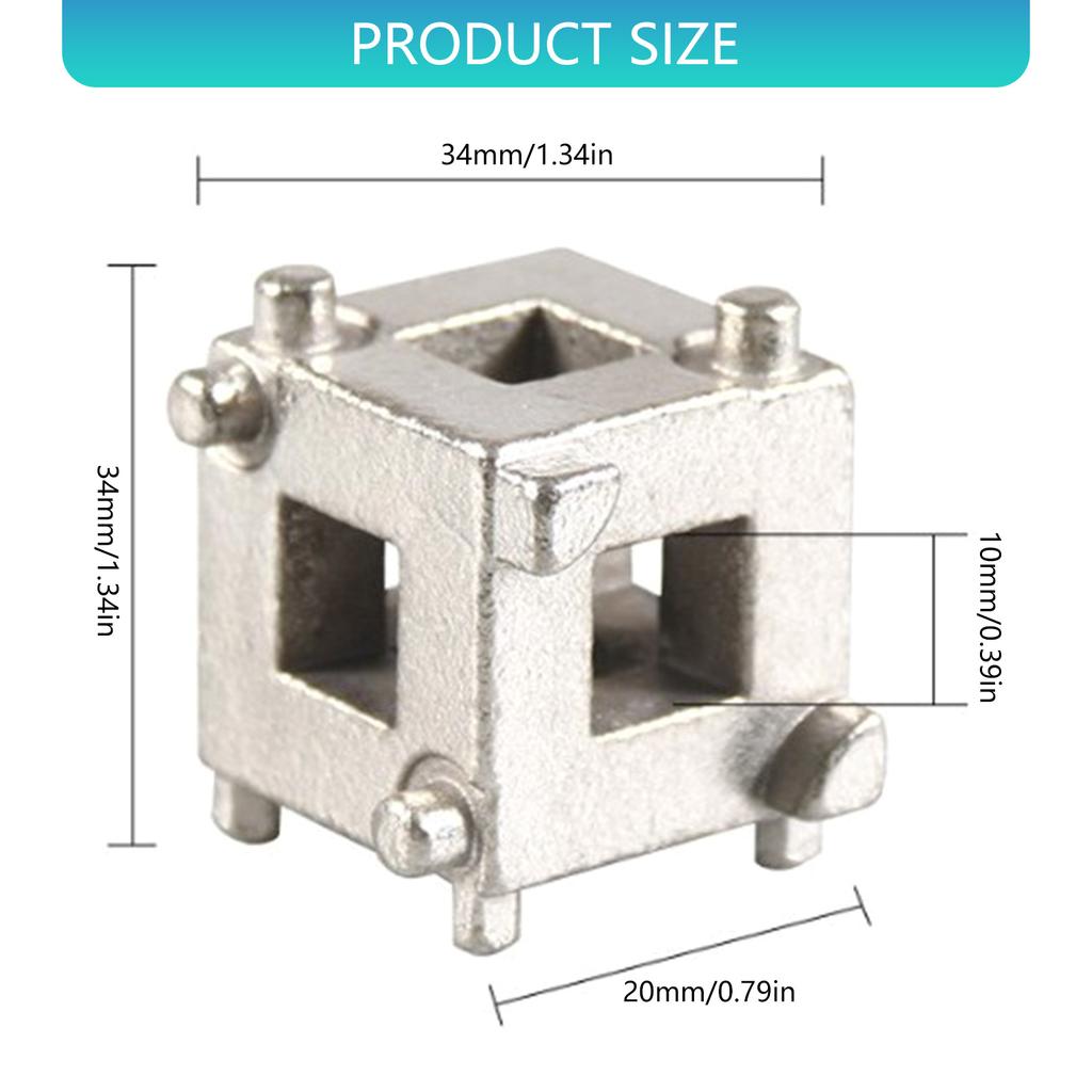 Automotive Rear Brake Caliper Compression Tool For Removal and Installation Rear Disc Brake Piston Tool Fit 3/8in Driver