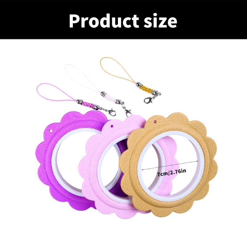 3 Pcs Embroidery Hoop Crosses Stitching Hoop Embroidery Circle Rings Round Wreath Embroidery Frame for Sewing Needlework