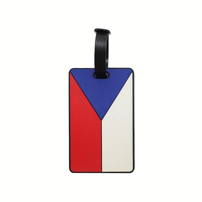 2pcs  luggage tags, PVC soft adhesive  luggage tags, aircraft luggage   tags, luggage check-in tags