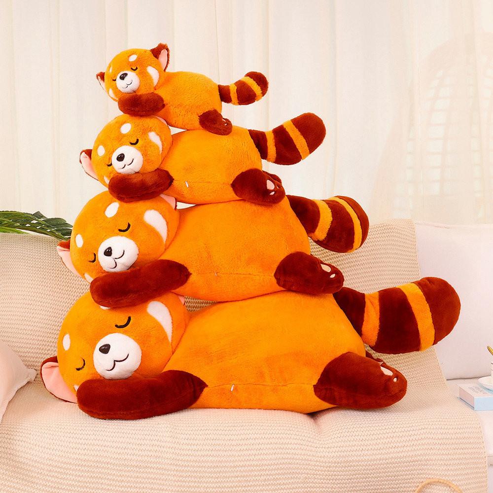Plush Raccoon Toy Cartoon Stuffed Animal Doll Children Bedroom Decor Kids Gift